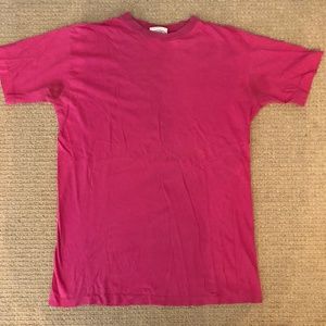 Hot pink Laura Ashley t-shirt.